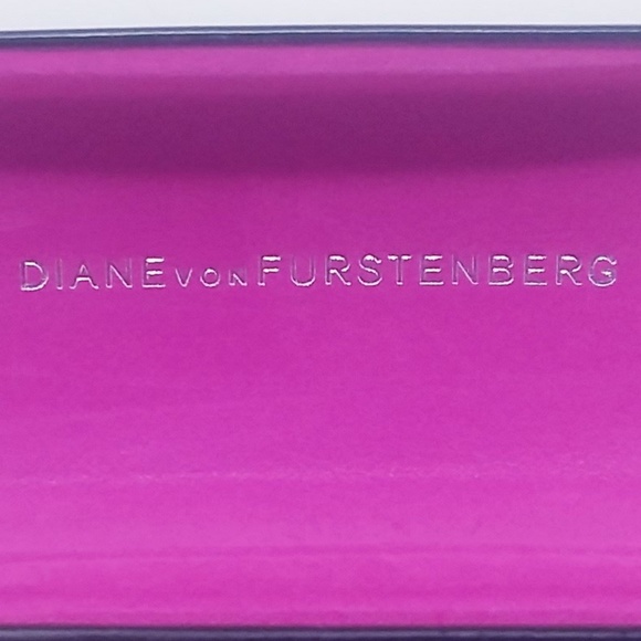 🎄 CHRISTMAS SALE! 🎄 Diane von Furstenberg Black Clamshell Glass Case Only - Picture 12 of 12